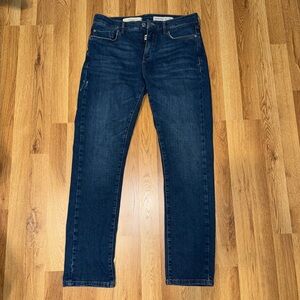 Pilcro and the Letterpress by Anthropology- Dark Blue Slim Boyfriend Jeans